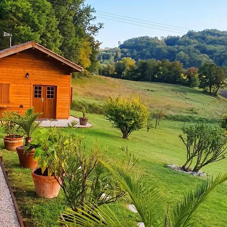 A Avec Piscine Et Jardin Chalet Dausse